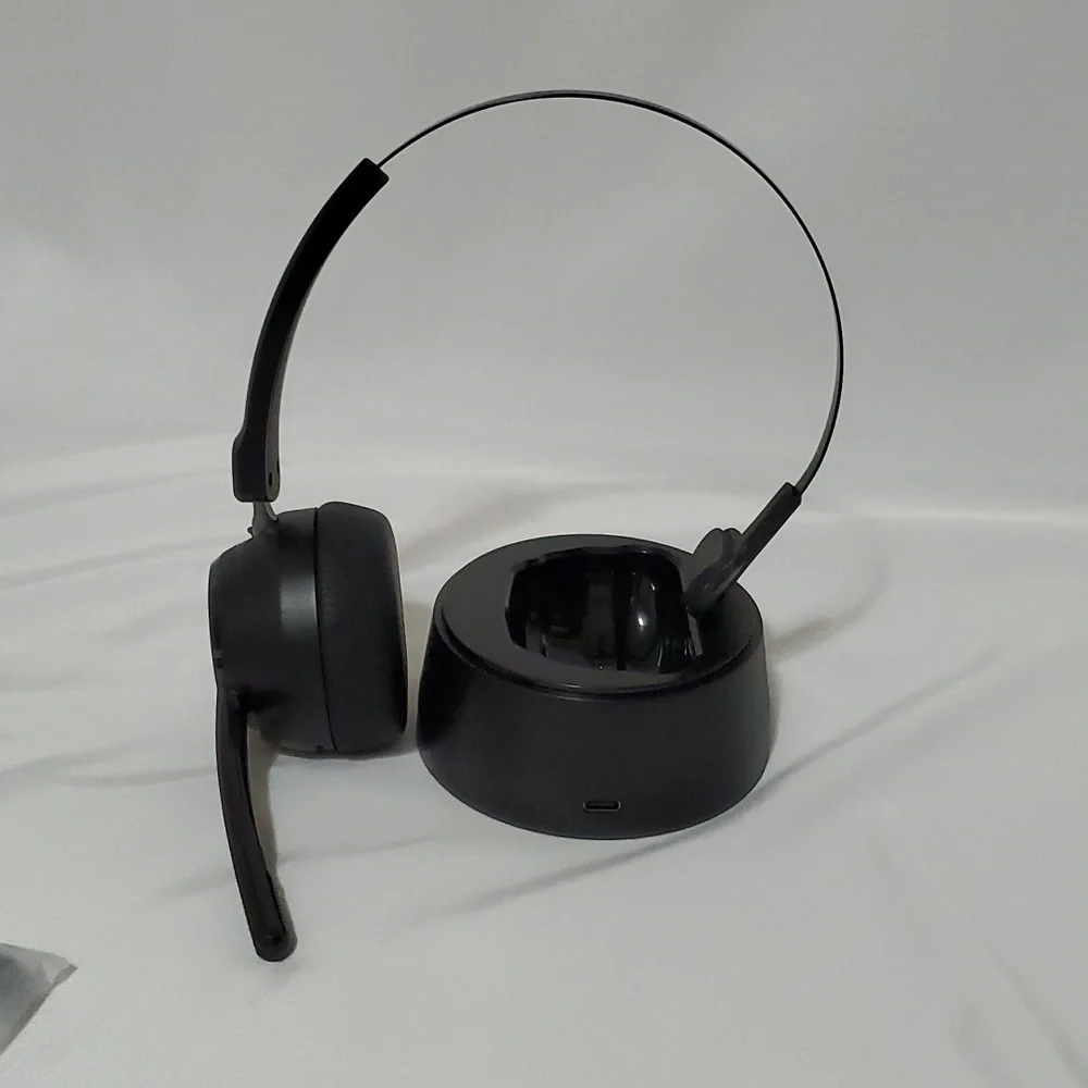 Mopchnic Bluetooth Headset, Wireless Headset w Microphone AI Noise Canceling - Picture 10 of 13